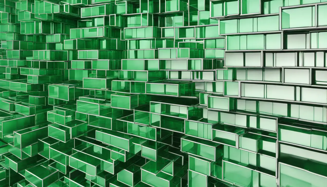 Gráfico de barras transparente com setas verdes simbolizando o aumento de fluxo de caixa, sobre um fundo de notas de dinheiro para o blog sobre DFC.