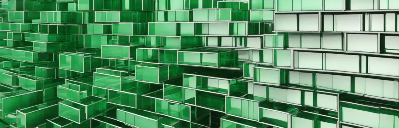Gráfico de barras transparente com setas verdes simbolizando o aumento de fluxo de caixa, sobre um fundo de notas de dinheiro para o blog sobre DFC.