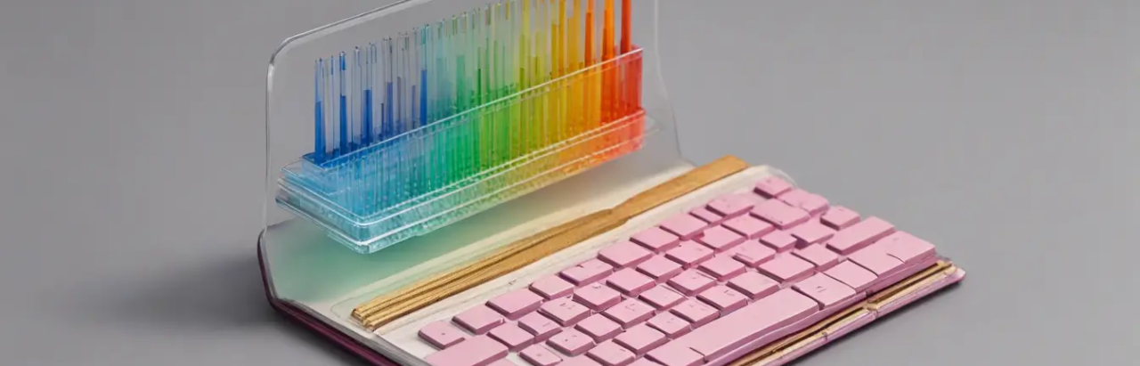 Escritório com notebook mostrando gráficos financeiros e itens relacionados ao MEI, ilustrando as vantagens e obrigações fiscais para microempreendedores individuais.