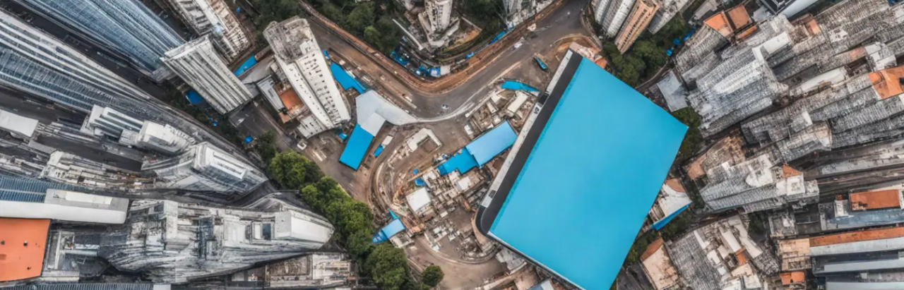 Imagem de elementos essenciais para abrir uma corretora de seguros em São Paulo, com destaque para um contrato, notebook e capacete de construção.